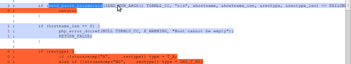 dns_check_record parameters extraction.