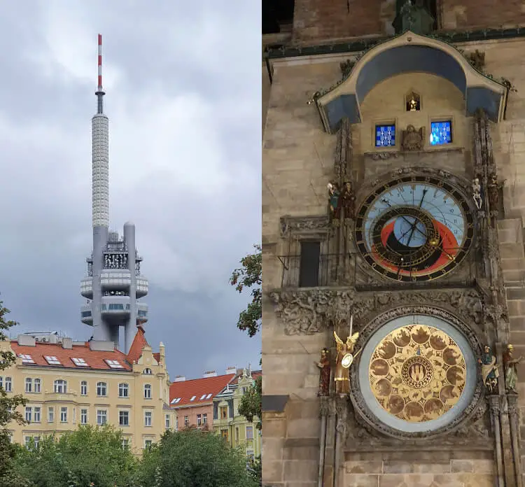 DrupalCon Prague 2022, the old and new city side by side.