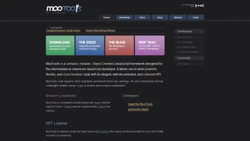 MooTools JavaScript Framework