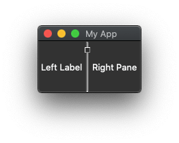 Python Tkinter, showing a paned window widget.