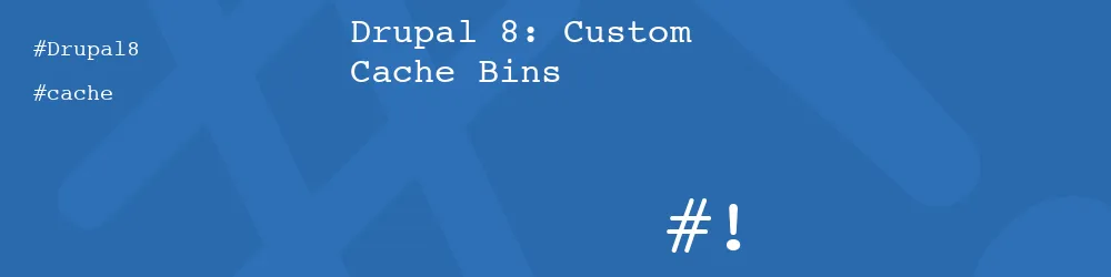 Drupal 8: Custom Cache Bins