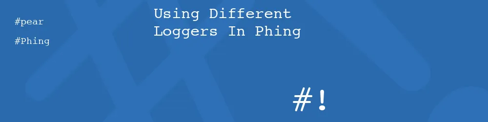 Using Different Loggers In Phing
